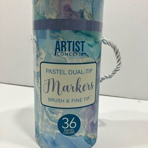 Pastel Dual-Tip Markers Set